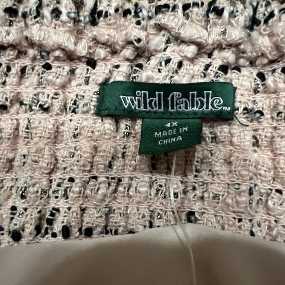 Wild Fable Tweed Boucle Tiny Tank Top Women's 4X NWT - Picture 3 of 4
